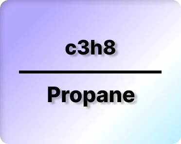 What does chemical C3H8 formula stand for | Propane formula. - Chemical Structure