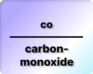 CO stands for | chemical formula CO | Carbon Monoxide compou - Chemical Structure