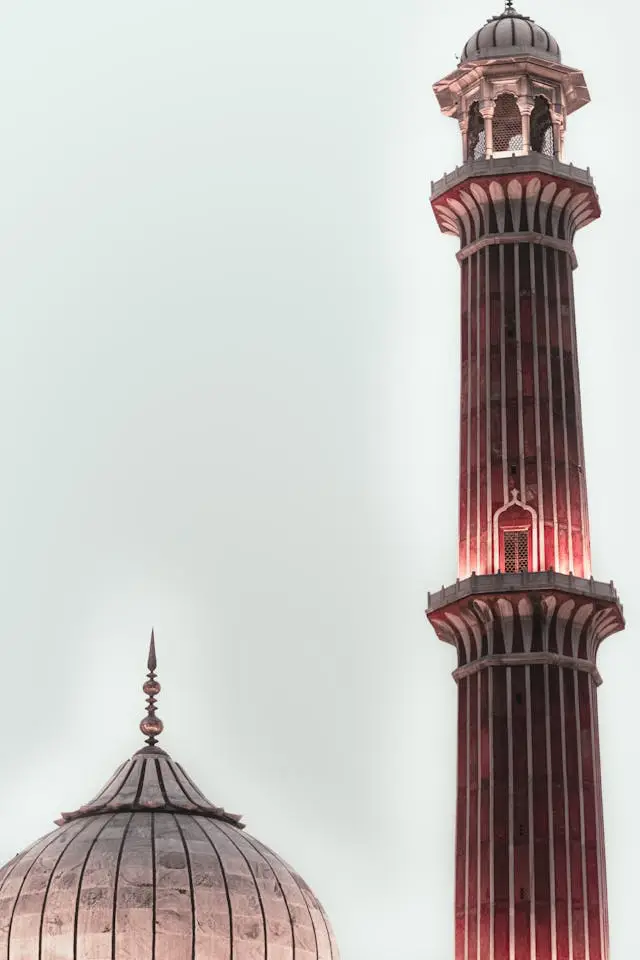 Jama Masjid and glorified history of Muslims in India.