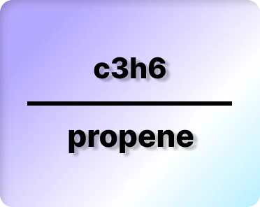 c3h6 stands for | chemical formula c3h6 | Propene compound. - Chemical Structure