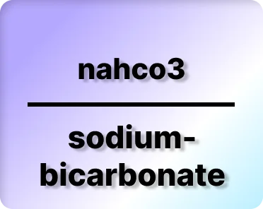 NaHCO3 stands for | chemical formula NaHCO3 | sodium bica... - Chemical Structure